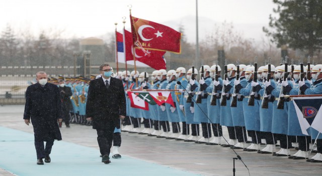 Cumhurbaşkanı Erdoğan, Cumhurbaşkanı Aleksandar Vucic’i Ağırlıyor