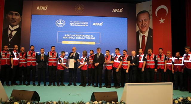 ÇEKUT, Akreditasyon Belgesini İçişleri Bakanından Aldı