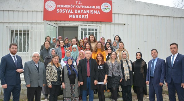 Kaymakam Çelik, Çekmeköy ‘Sosyal Dayanışma Merkezi’ (SODAM)’ı Ziyaret Etti