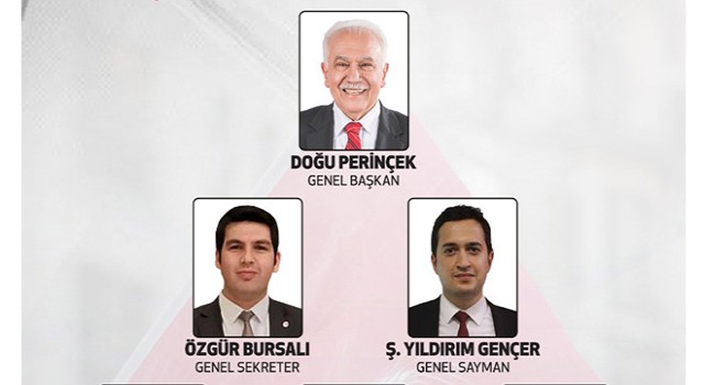 Vatan Partisi’nin Genel Başkan Yardımcıları Belli oldu