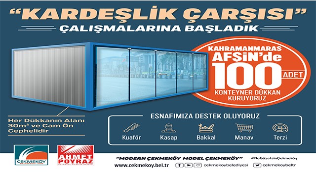 Kardeşlik Çarşısı İçin Çalışmalar Başladı