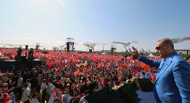 Cumhurbaşkanı Erdoğan’dan İstanbul’da Muazzam Miting
