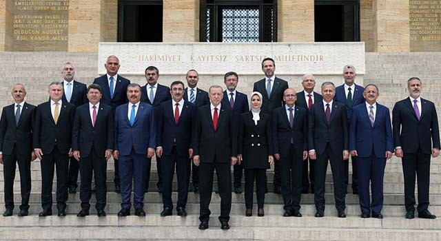 Cumhurbaşkanlığı Kabinesi Anıtkabir’de