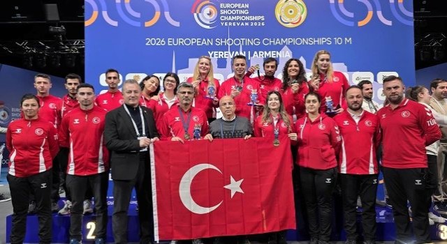 Havalı Silahlar Avrupa Şampiyonası‘n da 7 Madalya Kazandık