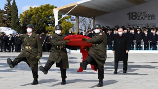 Cumhurbaşkanı Erdoğan, Çanakkale Şehitler Abidesi’ndeki törene katıldı