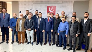 Yeniden Refah Partisi Çekmeköy İlçe Başkanı Ömer Kuvvet Gazetecileri Ağırladı