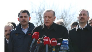 Cumhurbaşkanı Erdoğan, Gaziantep’te Deprem Bölgesinde