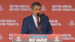 Mustafa Destici Çekmeköy'de Sert Konuştu