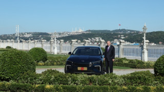 Cumhurbaşkanı Erdoğan, Togg'un Yeni Modeli T10f'yi Test Etti